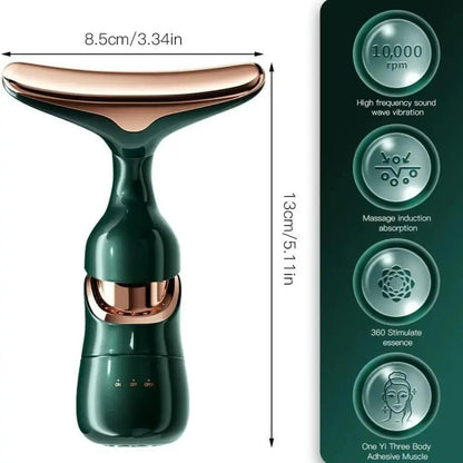 Radiant Skin Made Easy – 2-in-1 Beauty Tool for Face & Neck